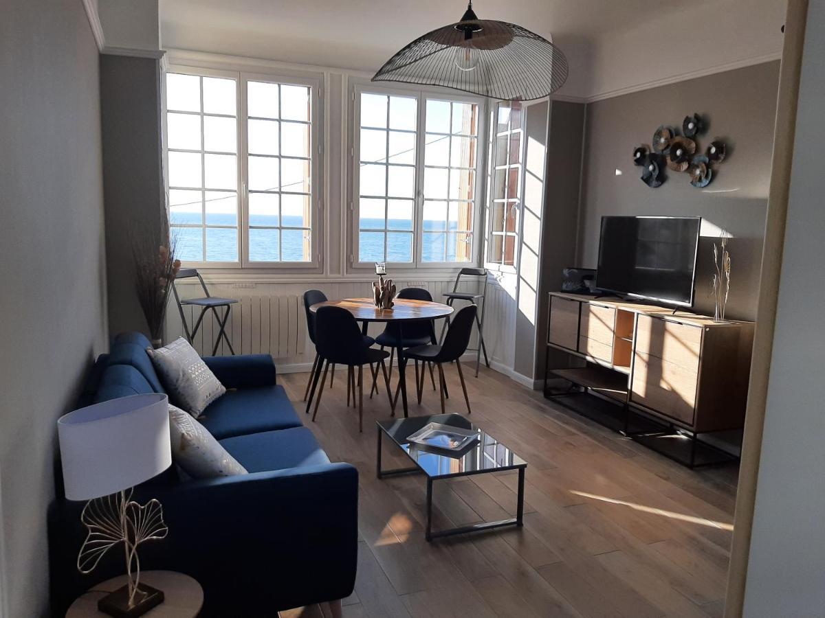 Au Gre Des Marees, Appartement Face A La Mer, Classe 3 Etoiles Ault Exteriör bild